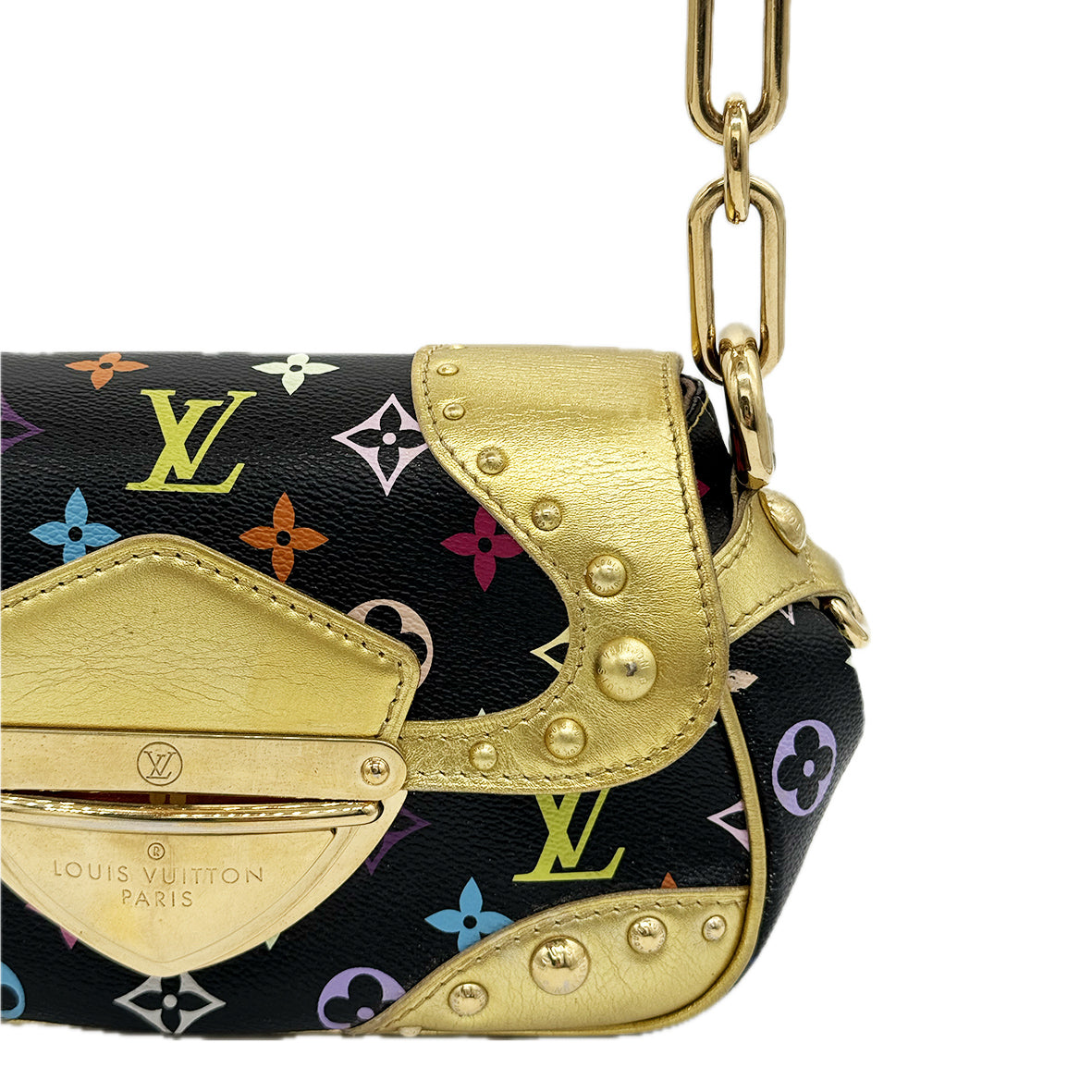 Louis Vuitton | Murakami “Eye Love You” POCHETTE bag | Canvas | Gold Hardware