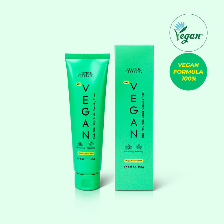 CHOROK CHORONG VEGAN HERB AHA MILDLY ACIDIC CLEANSING FOAM 150g