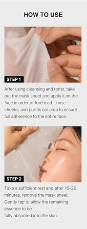 Brightening & Even Tone Facial Mask with Niacinamide - Visibly Radiant Complexion Daily Gentle Care for All Skin Types Korean Skincare 5 Sheets Per Box, 30g Each