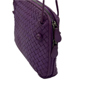 Bottega Veneta | Intrecciato Woven Crossbody Bag | Napa Leather | Gunmetal Hardware