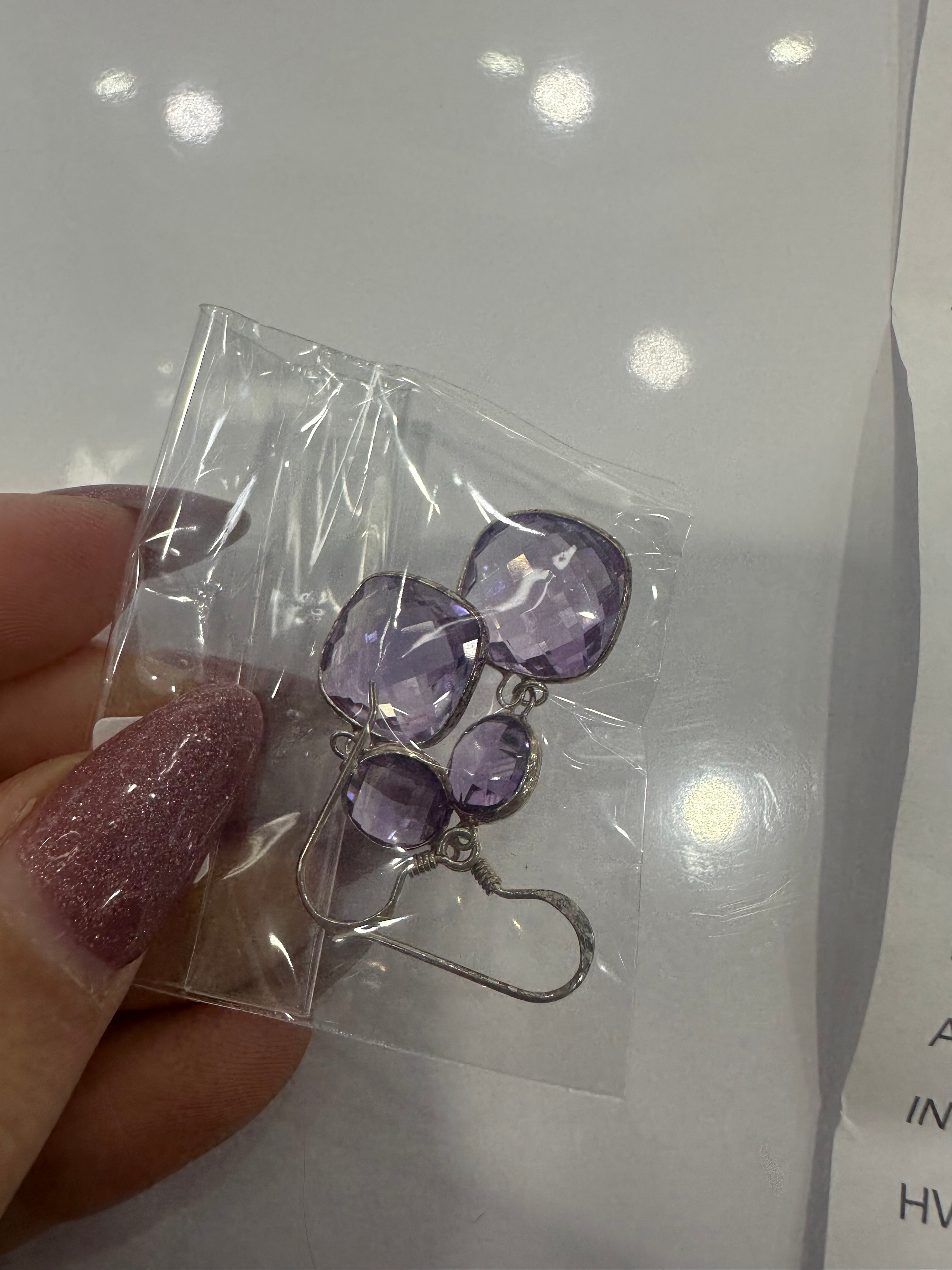 Ravens_are_beautiful amethyst earrings
