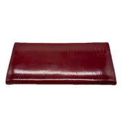 Cartier | Happy Birthday Long Wallet | Patent Leather | Silver Hardware