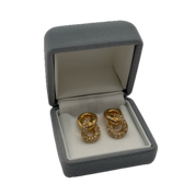 Dior | Chain Link Clip On Earrings | Gold Hardware