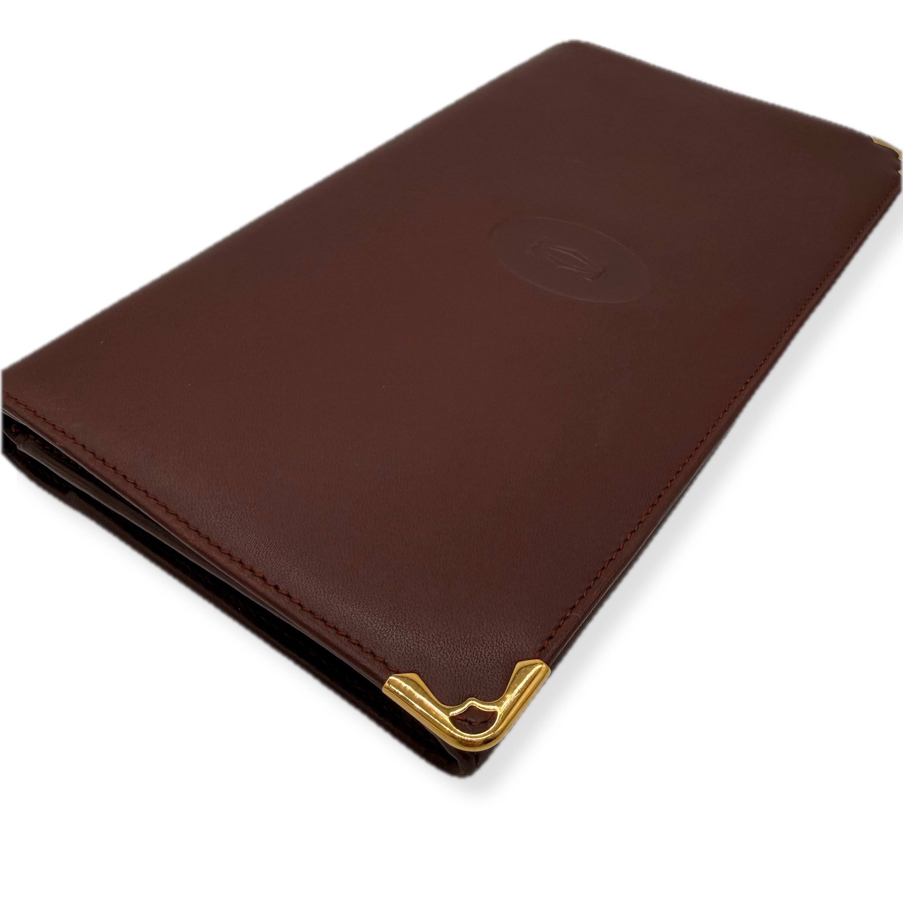 Cartier | Must de Cartier Long Bifold Wallet | Gold Hardware
