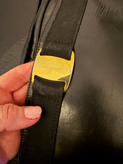 Ferragamo black crossbody bag