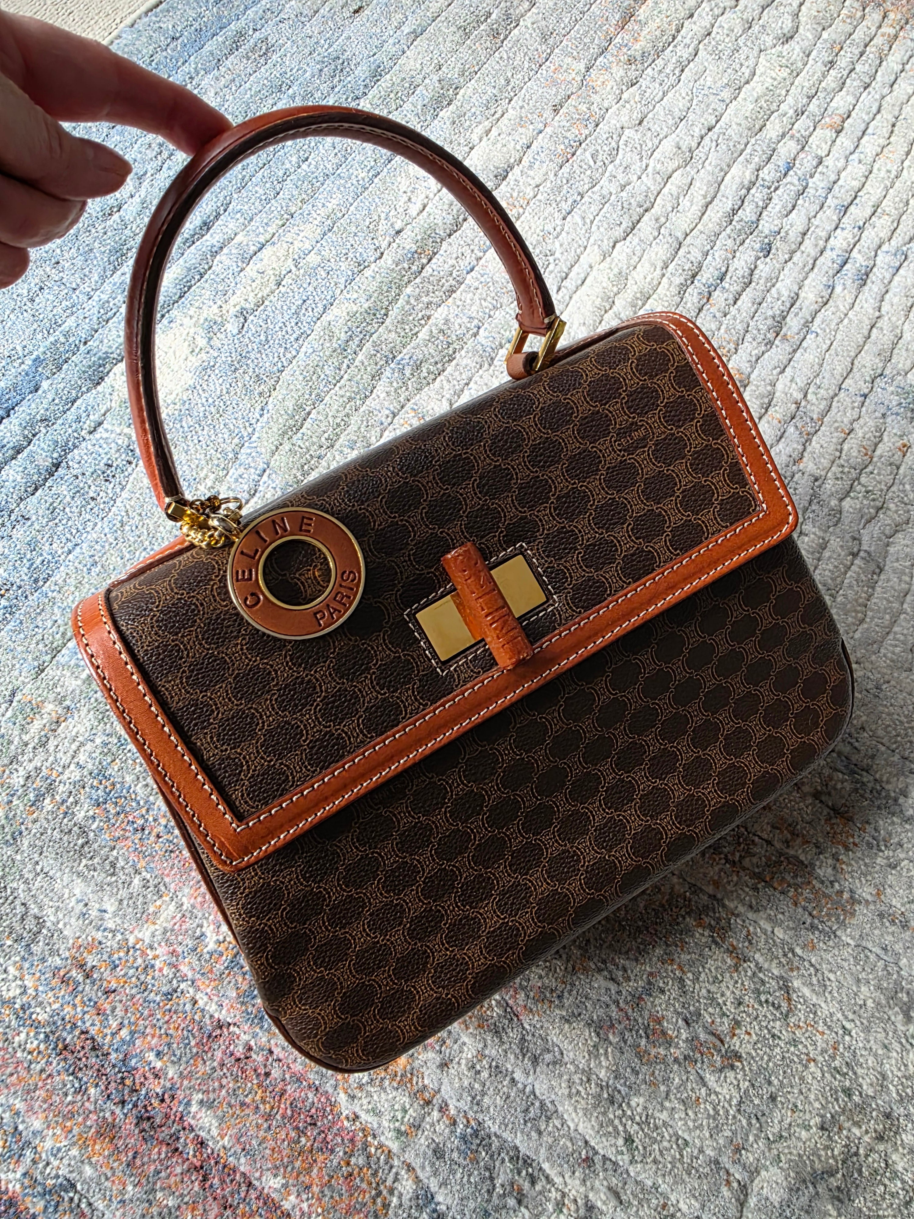 Celine Top Handle Removable Long Strap