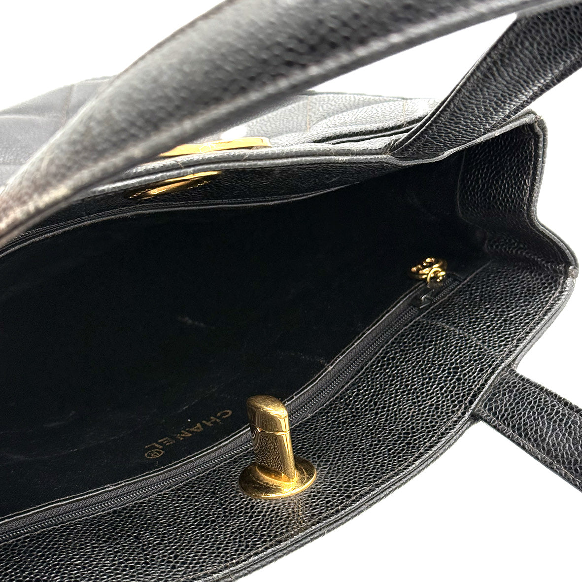 Chanel | Matelasse Tote | Caviar Skin | Gold Hardware