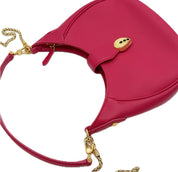 Bvlgari | Serpenti leather handbag | Hot Pink Leather | Gold Hardware