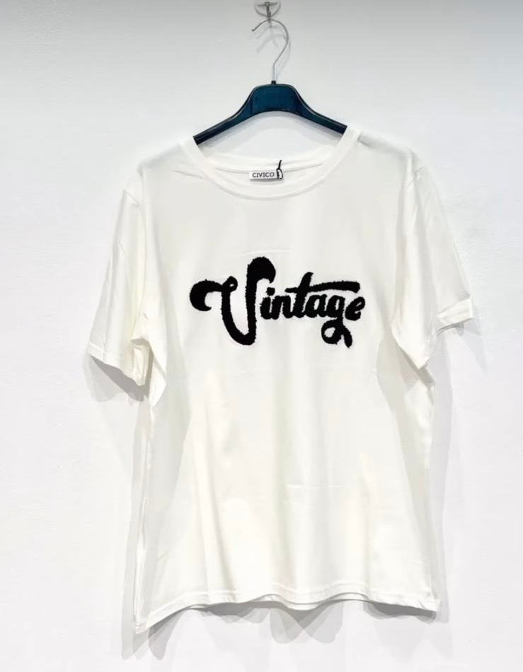 Vintage Tee Black - Linda