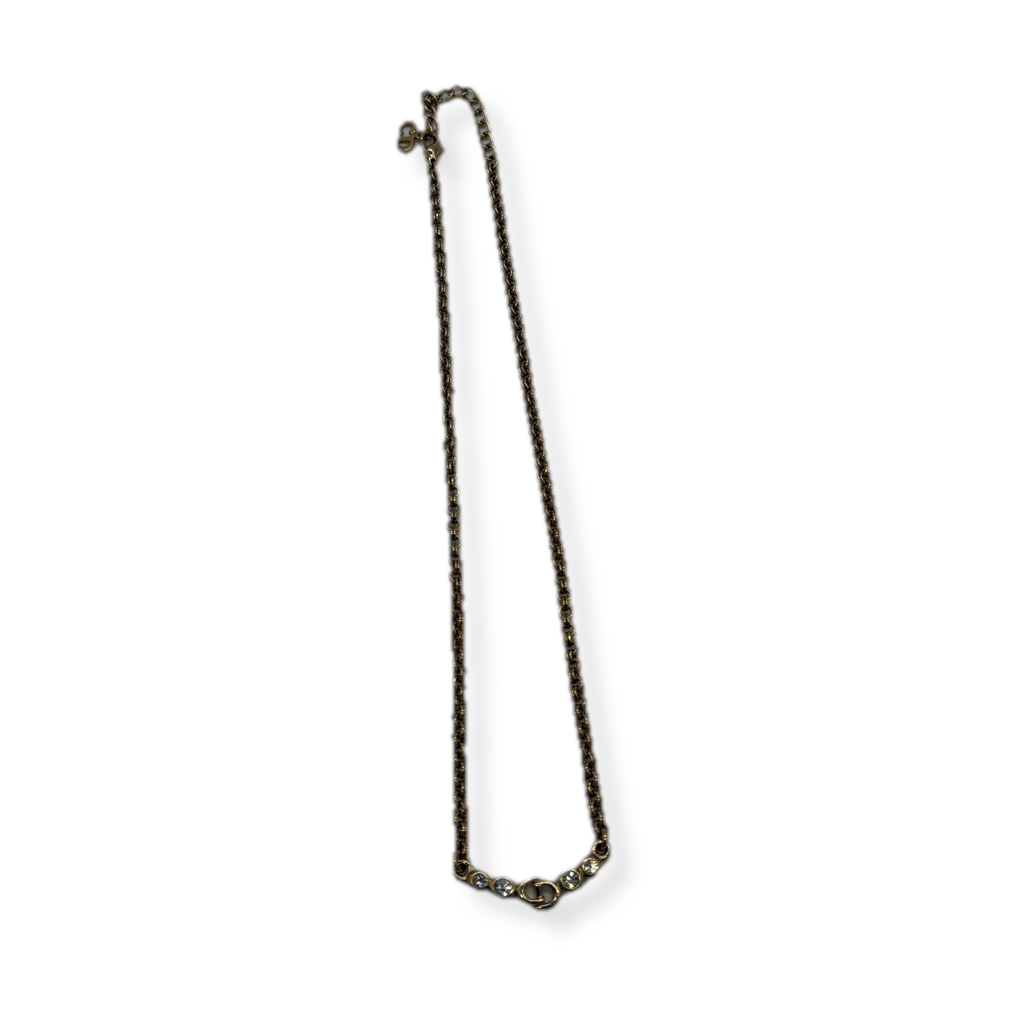 Dior | CD Necklace | Gold Hardware