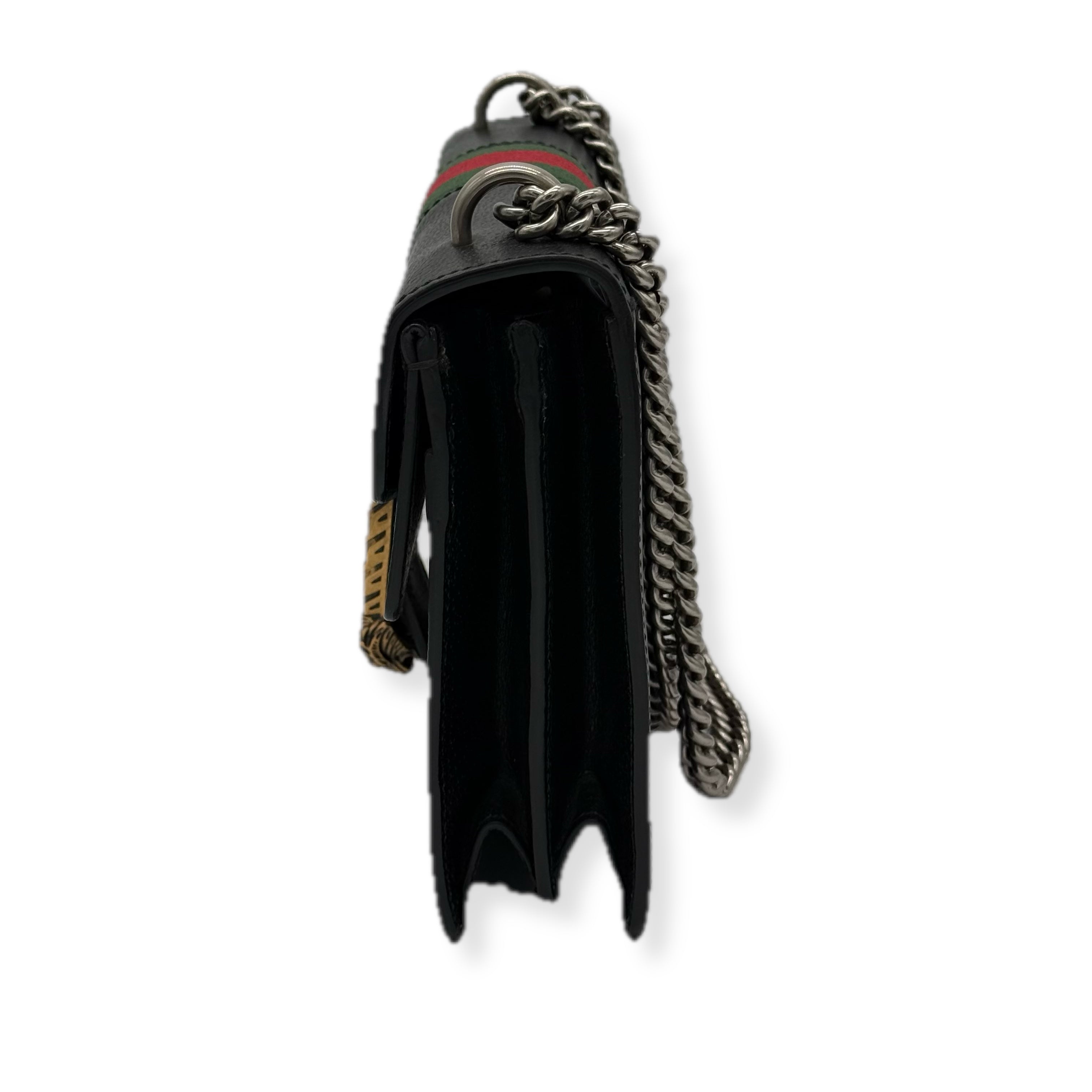 Gucci | Dionysus Shoulder Bag | Leather | Gunmetal Hardware