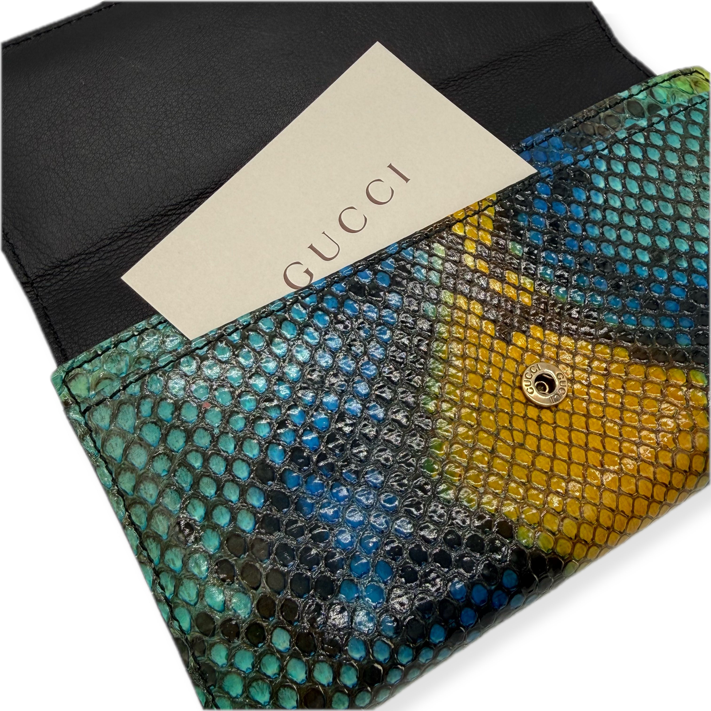 Gucci | Horsebit Wallet | Python Skin