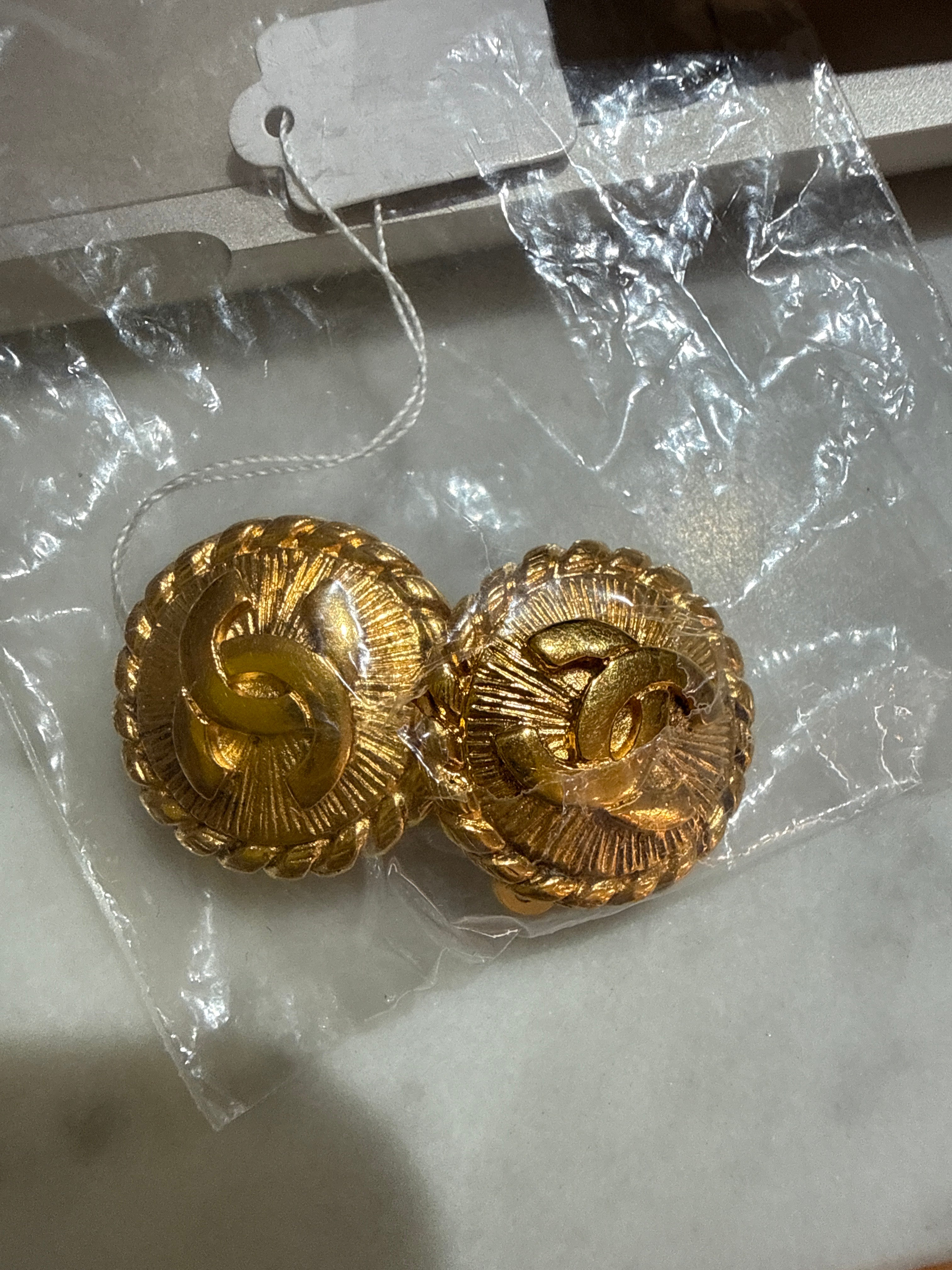 Chanel Gripoix and CC earrings