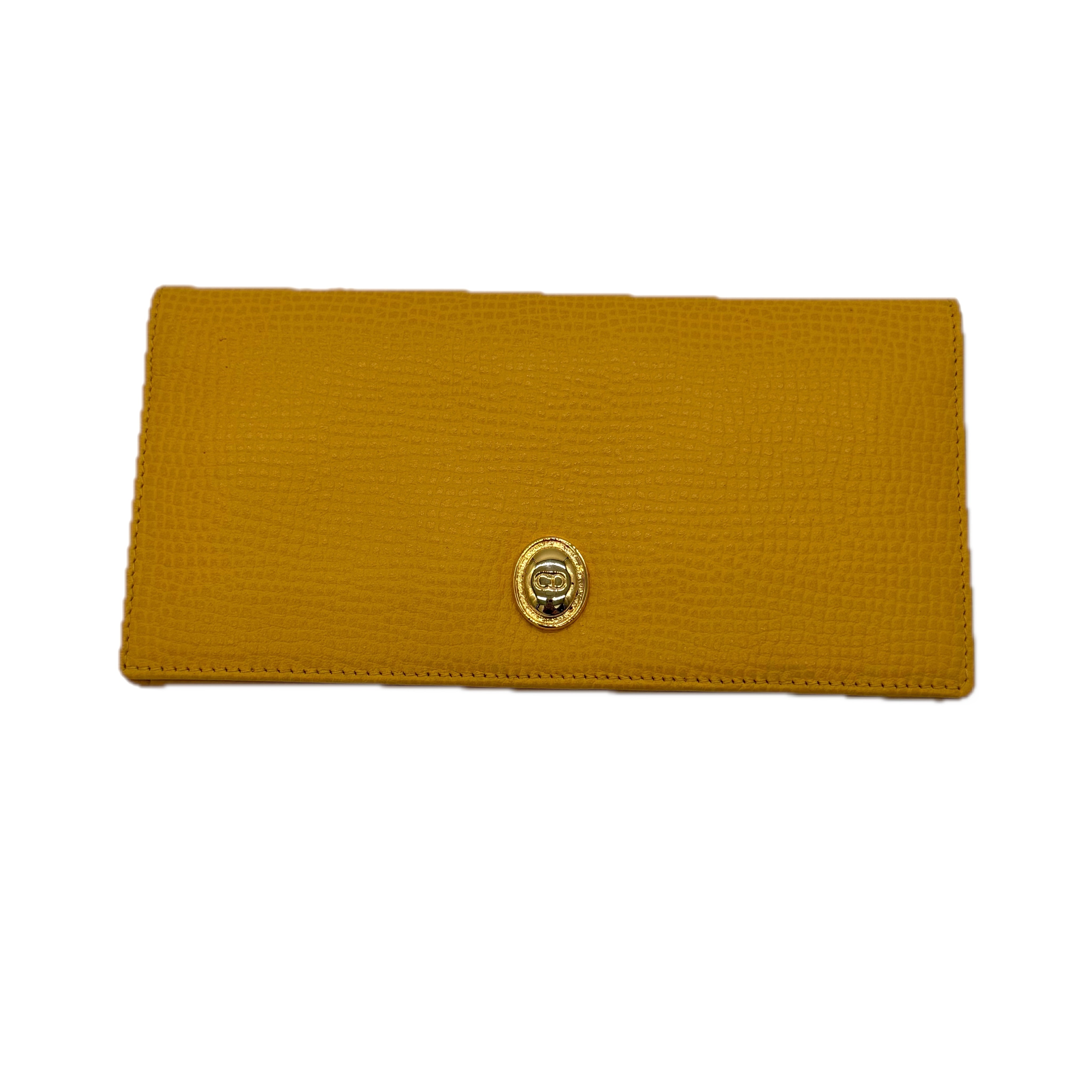 Christian Dior | Bi-Fold Long Wallet | Leather | Gold Hardware