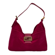 Fendi | Mamma Shoulder Bag | Suede | Gold Hardware