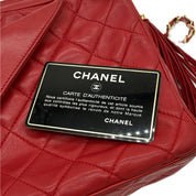 Chanel | Matelasse Fringe Crossbody Bag | Lambskin |Gold Hardware