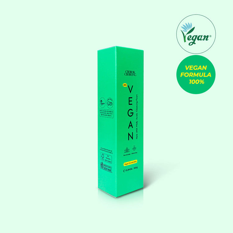 CHOROK CHORONG VEGAN HERB AHA MILDLY ACIDIC CLEANSING FOAM 150g