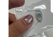 Jokate15 evil eye necklace blue topaz
