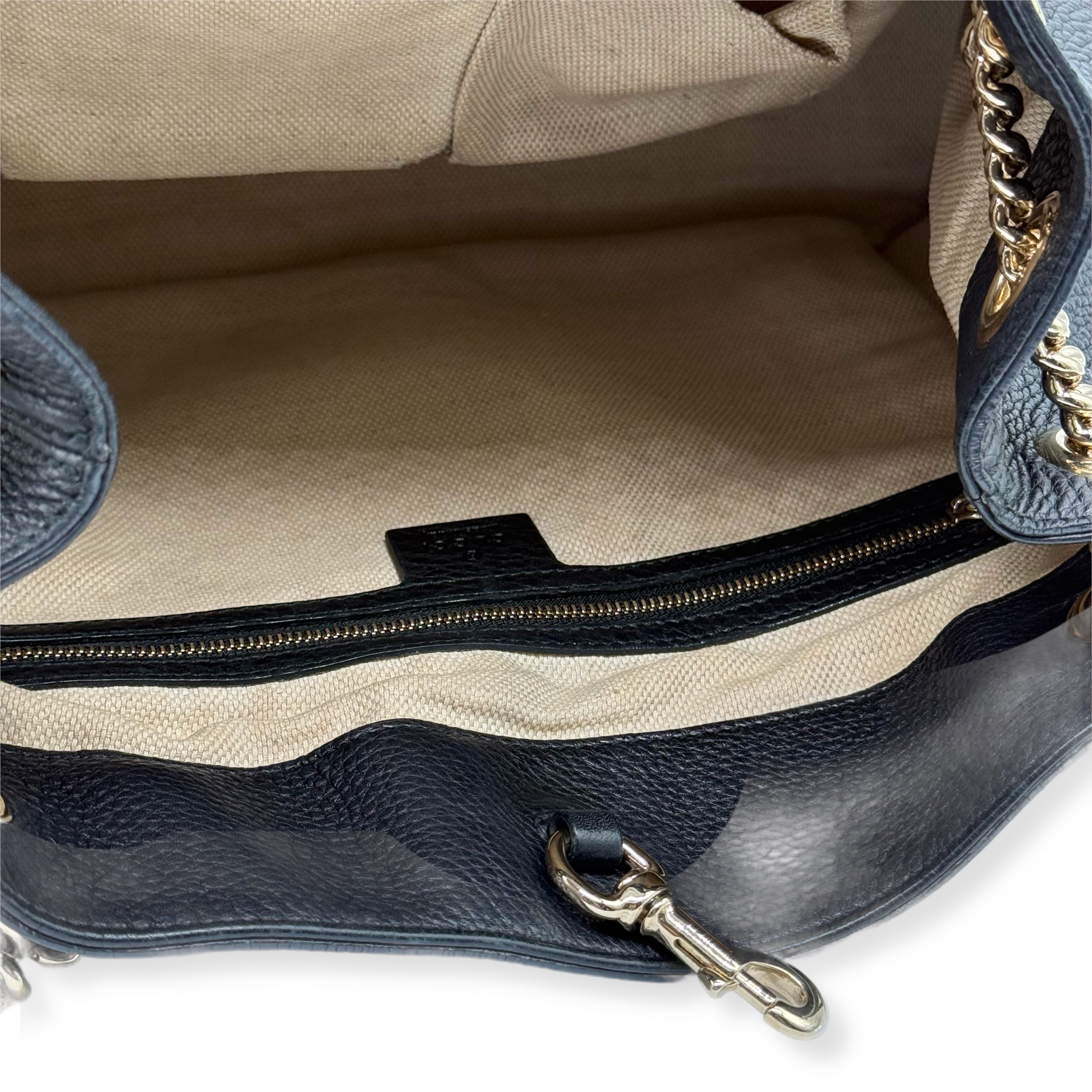 Gucci | Soho Tassel Chain Tote Bag | Leather | Gold Hardware