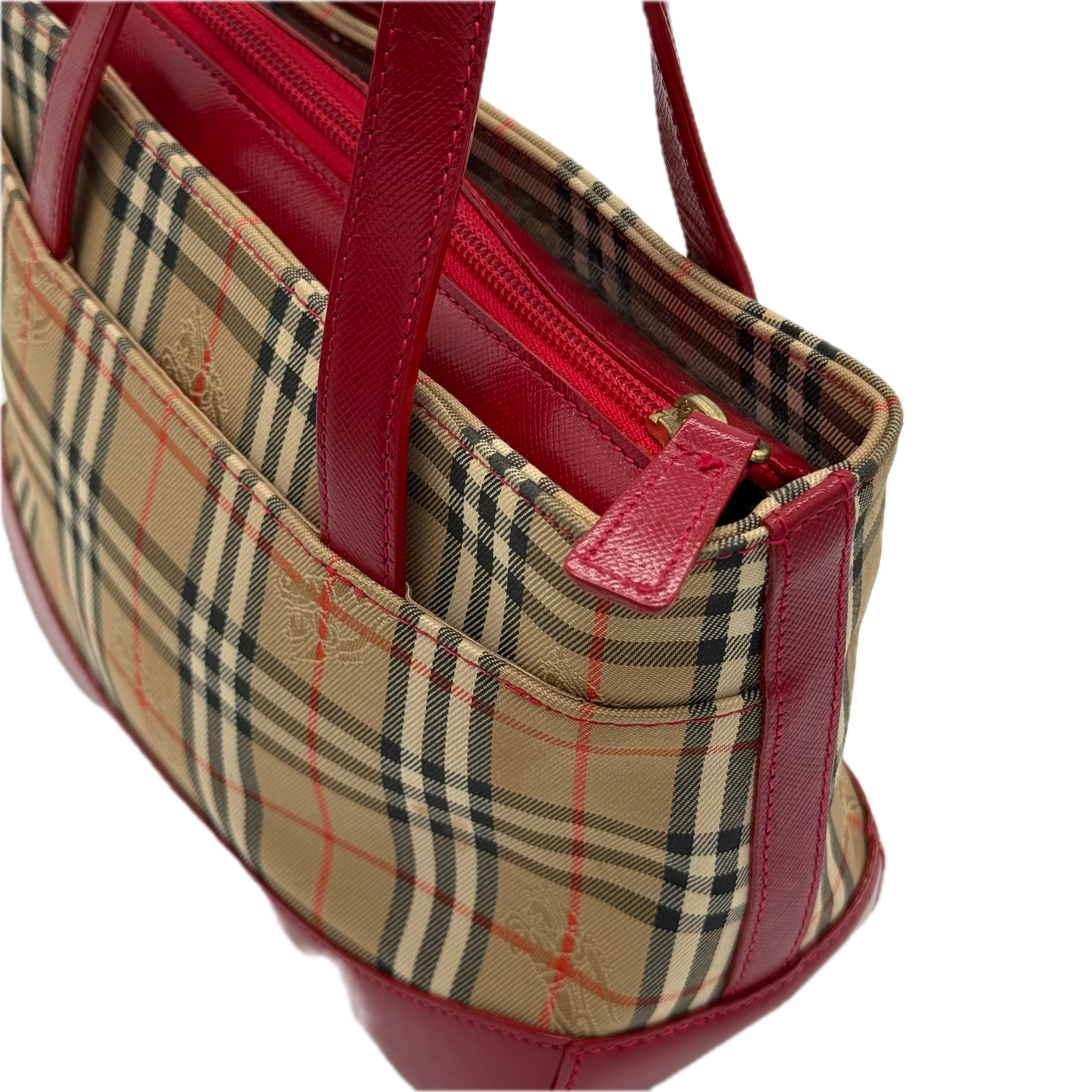 Burberry | Nova Check Handbag | Canvas | Gold Hardware