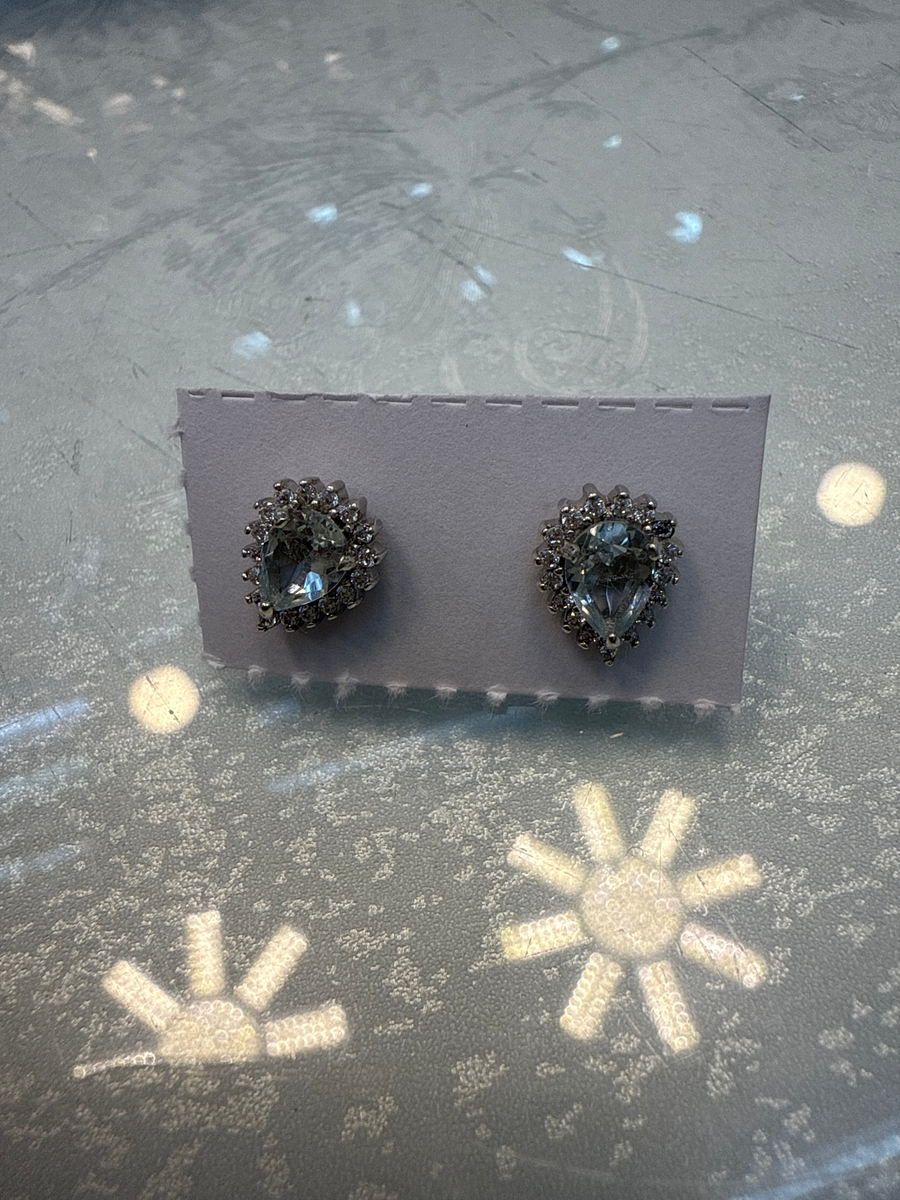 Aquamarine earrings melita bkk