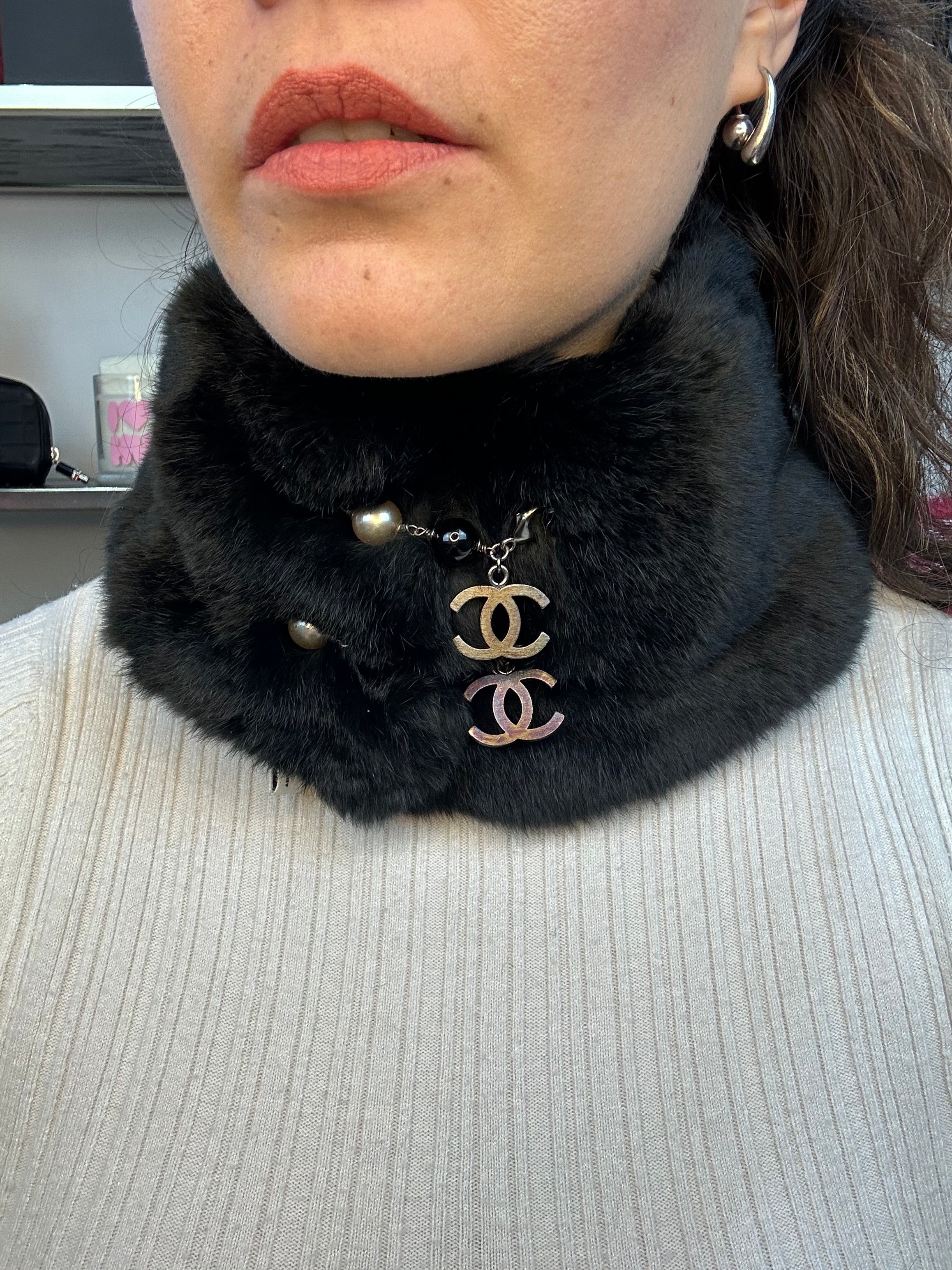 Chanel Fur Collar