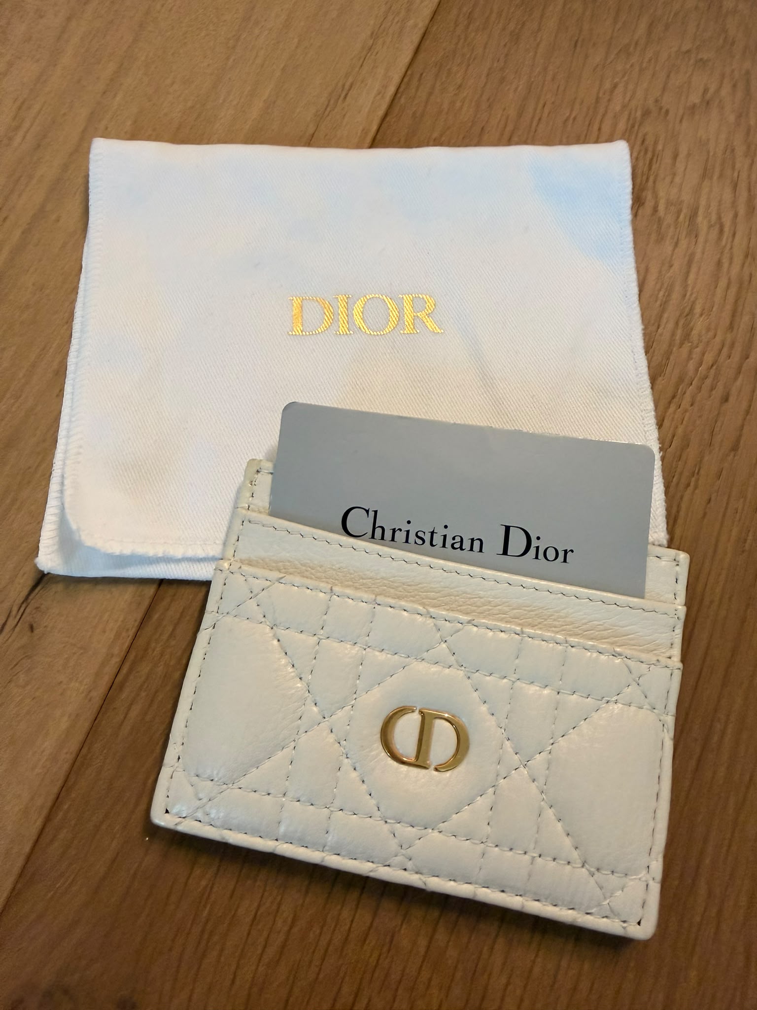 Dior Caro Cannage Cardholder