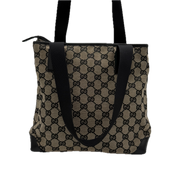 Gucci | GG Tote Bag | Canvas |Silver Hardware