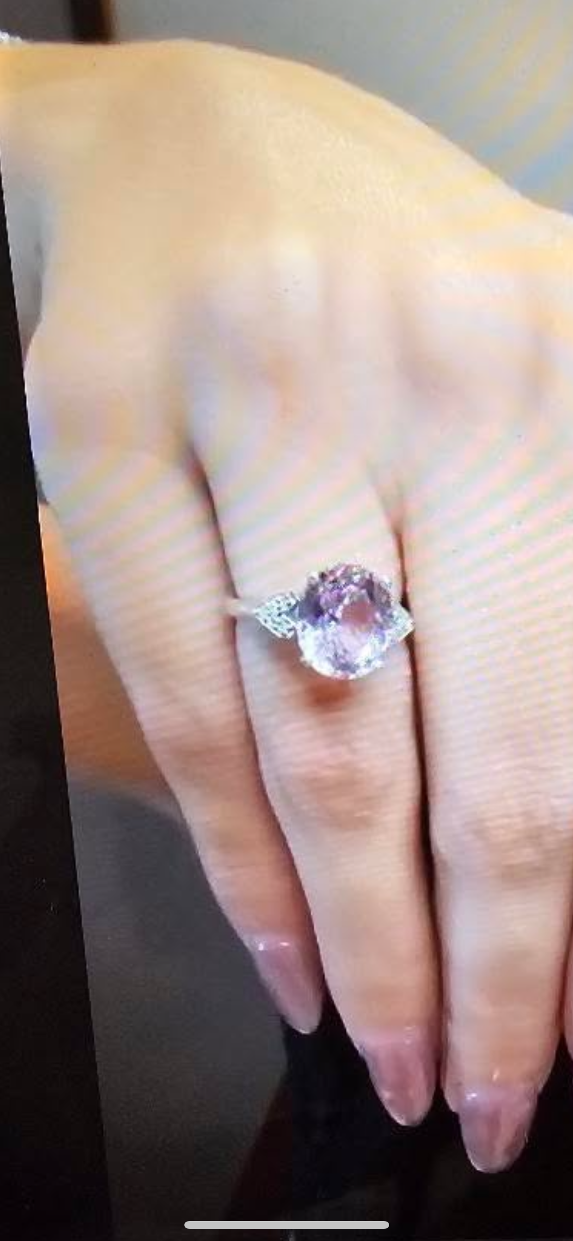 Joanevarga1 kunzite ring size 8