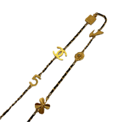 Chanel |  Vintage Long Charm Necklace | Gold Plated