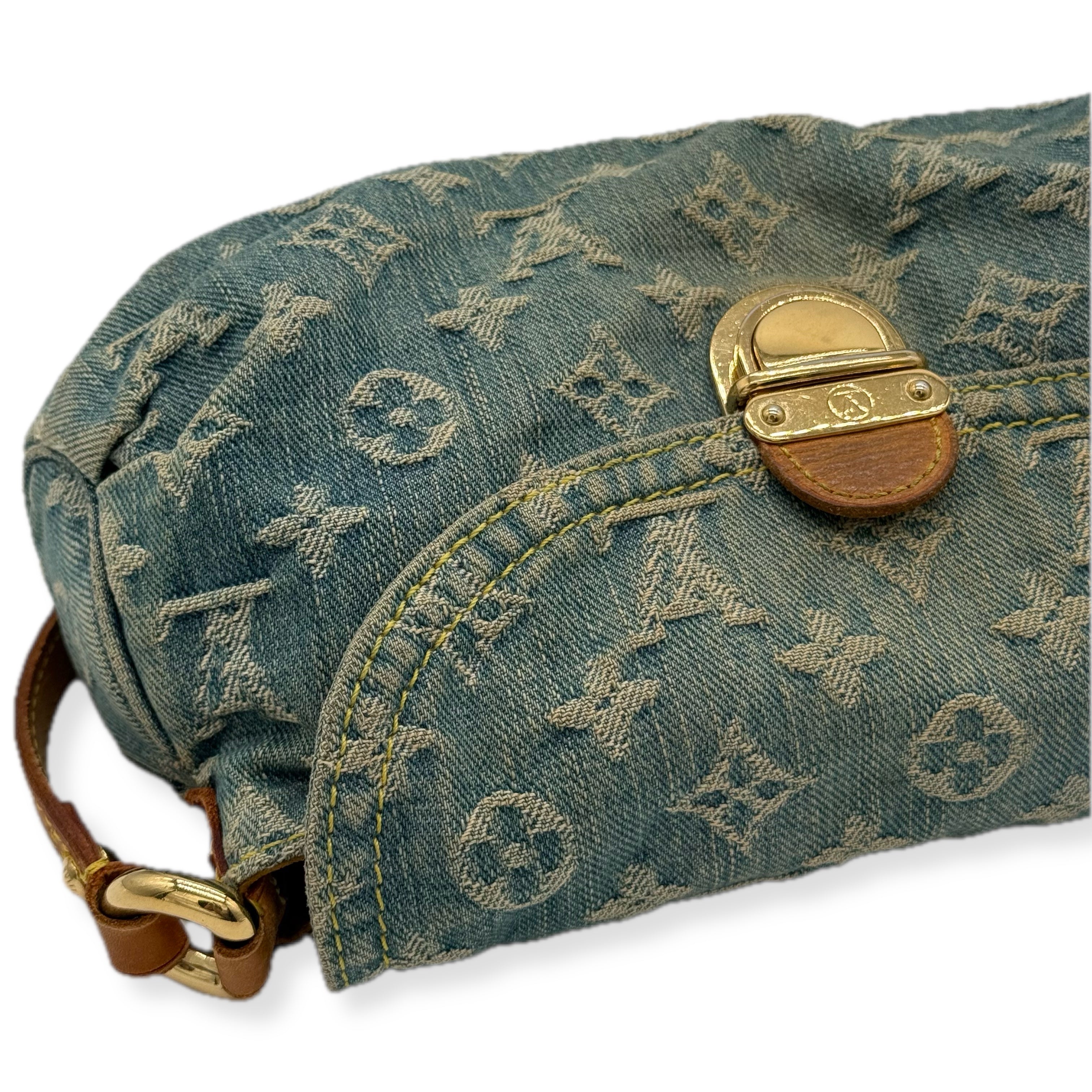 Louis Vuitton | Small Monogram Shoulder Bag | Denim | Gold Hardware