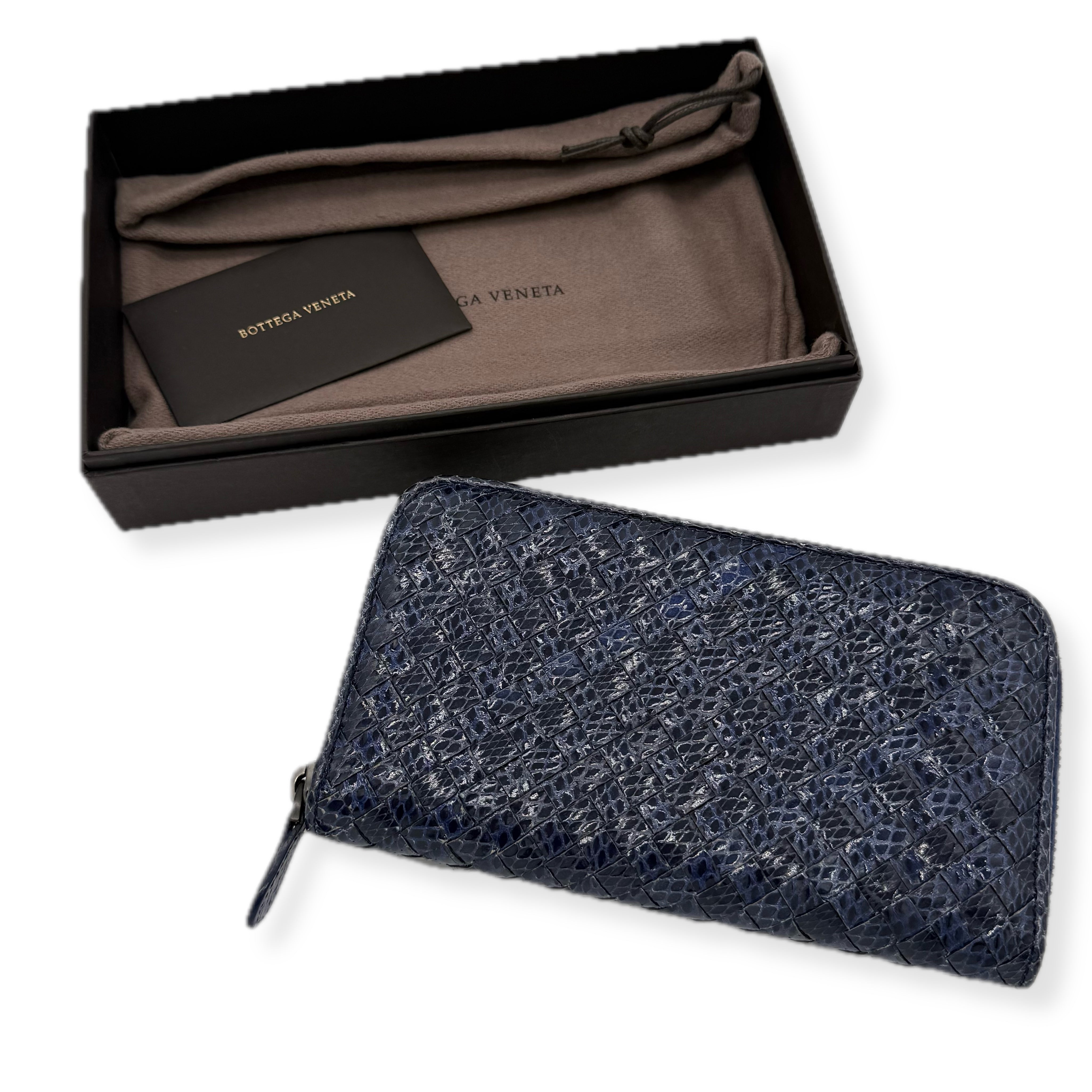 Bottega Veneta | Intrecciato Woven Long Wallet | Leather