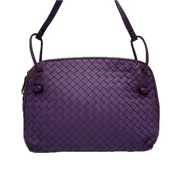 Bottega Veneta | Intrecciato Woven Crossbody Bag | Napa Leather | Gunmetal Hardware