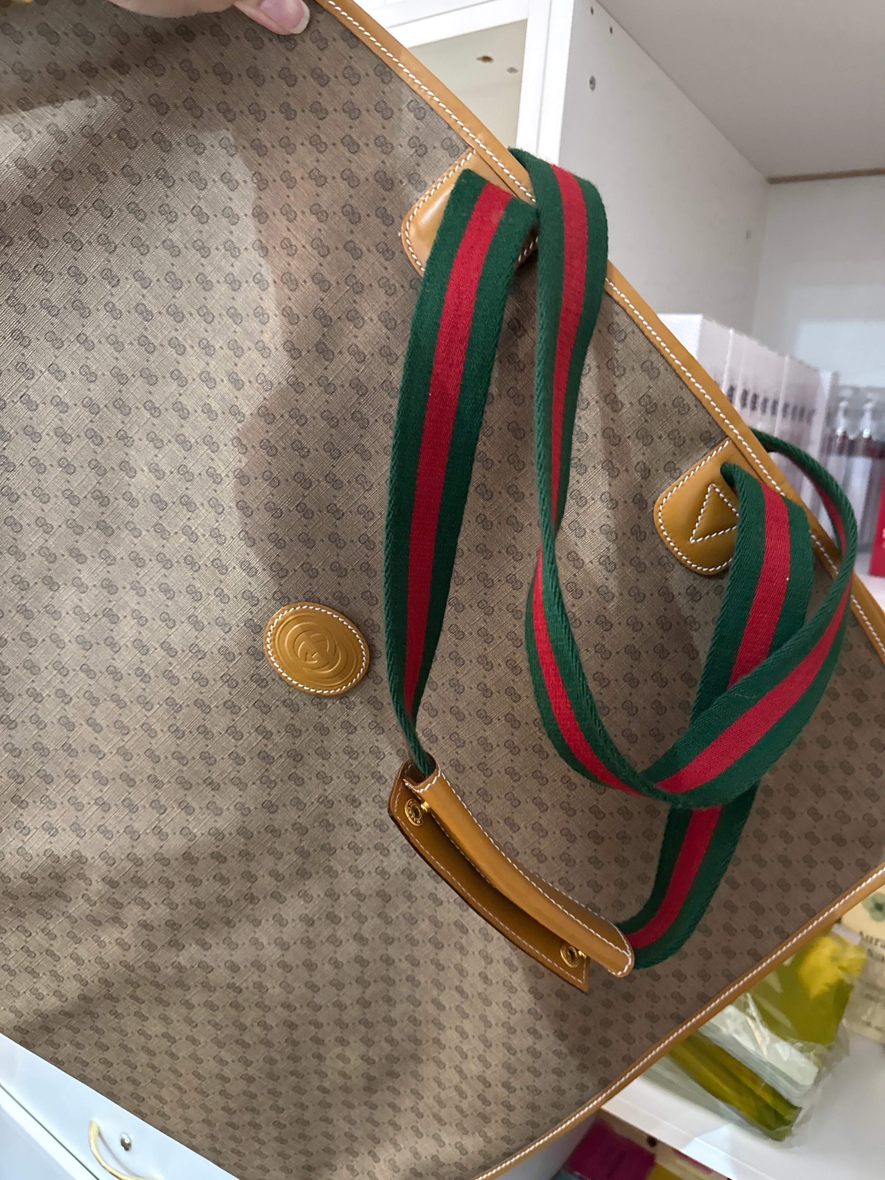 Gucci suit bag