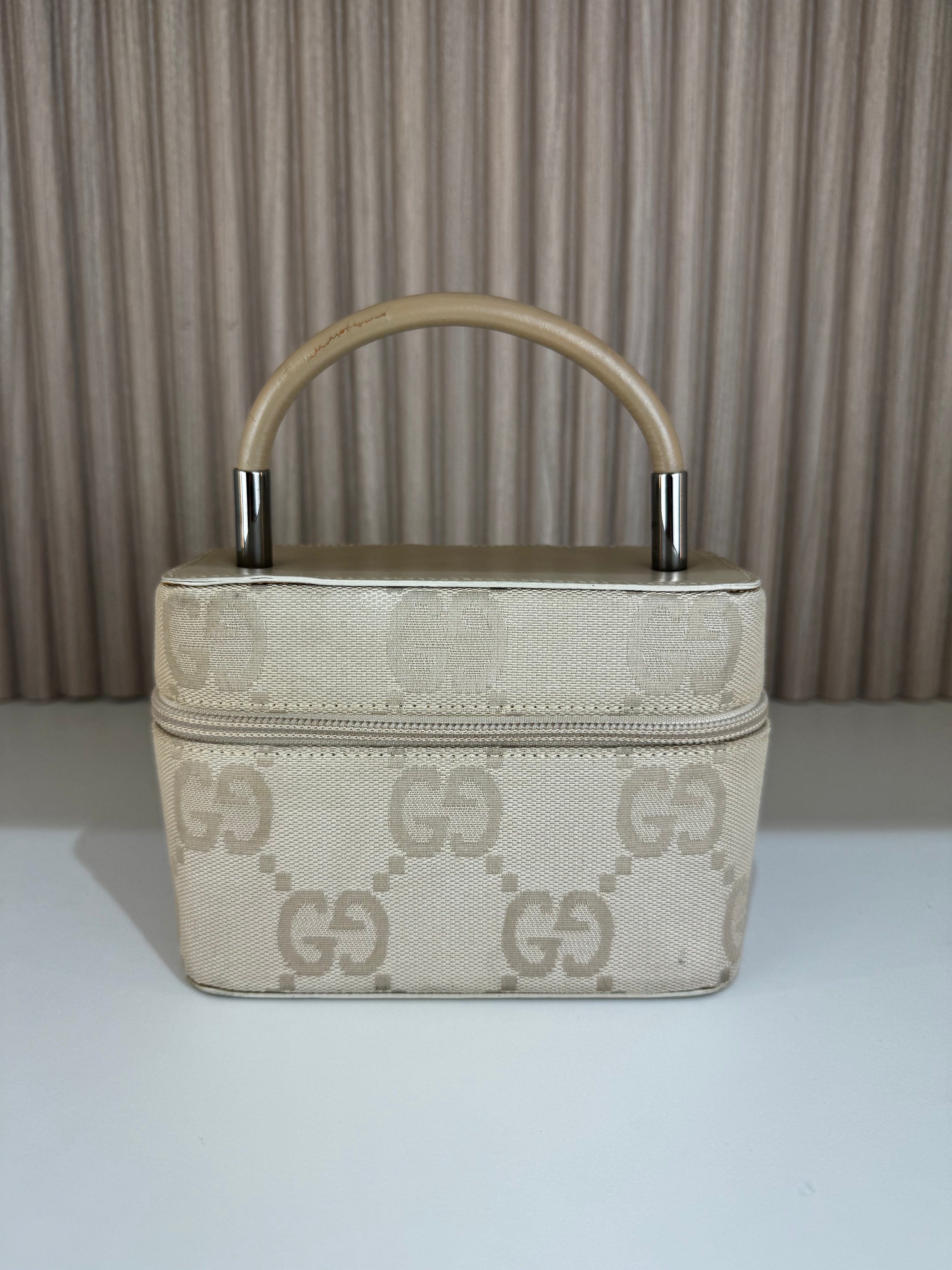 Gucci Cream Vanity Bag