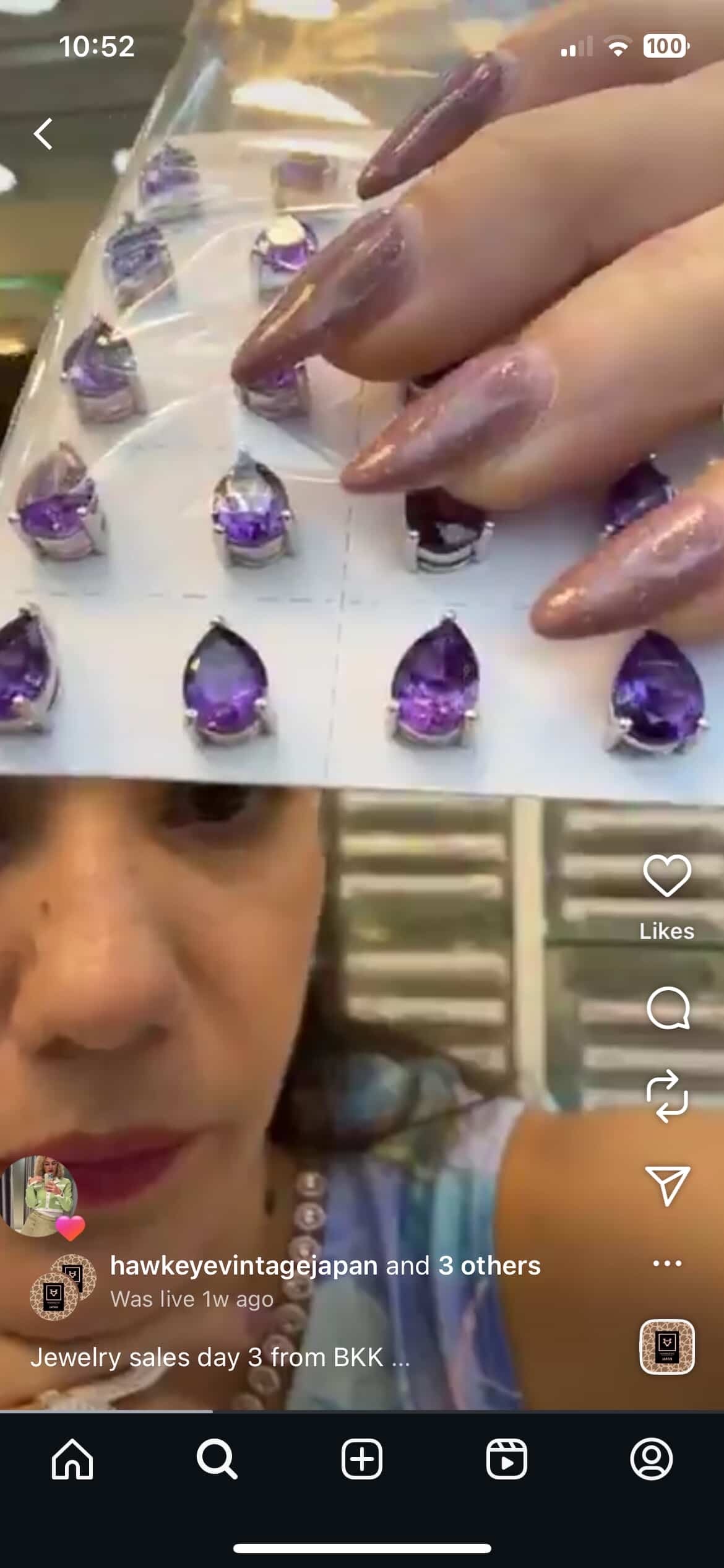 Heidi.n4u studs amethyst