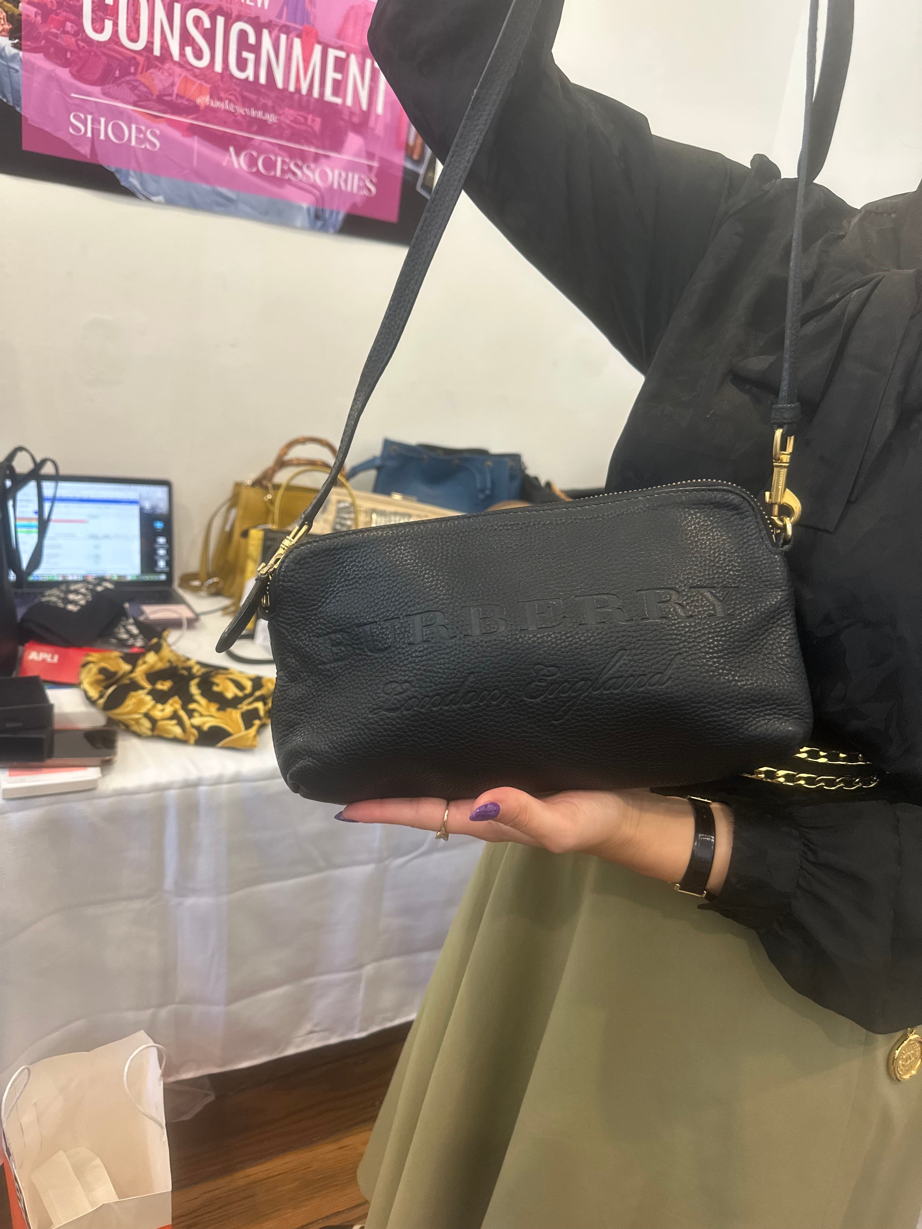 Burberry black bag