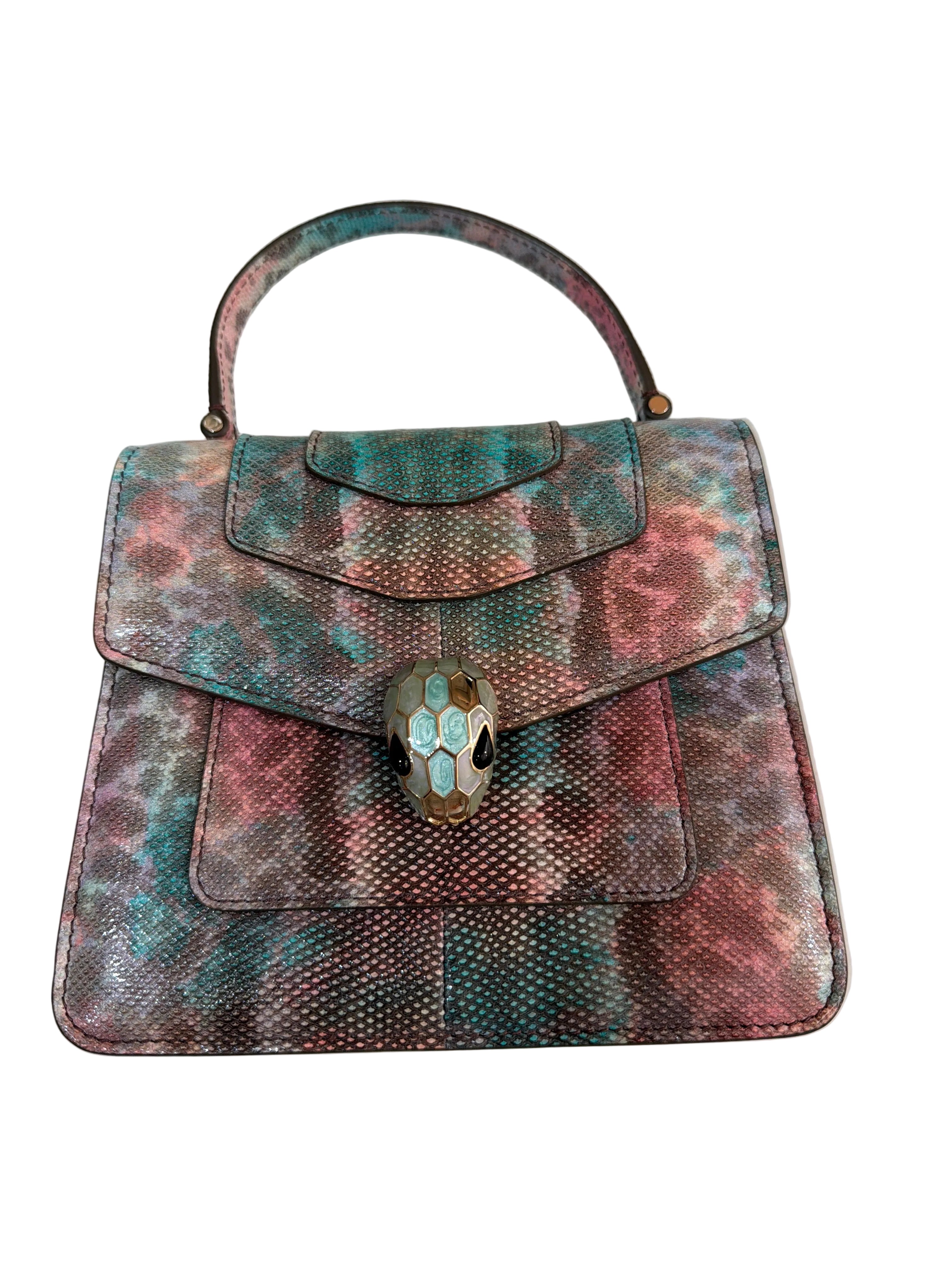 Bvlgari | Serpenti Forever Mini Top Handle Bag - Cons