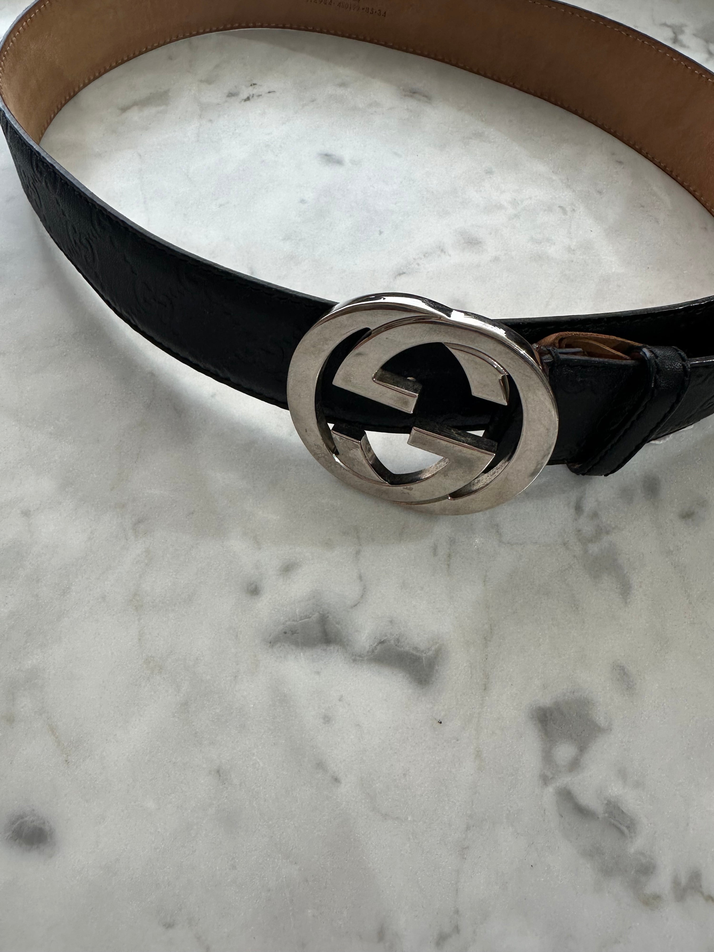 Gucci Monogram Belt