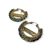Emilio Pucci | Hoop Earrings | Gold Hardware