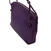 Bottega Veneta | Intrecciato Woven Crossbody Bag | Napa Leather | Gunmetal Hardware