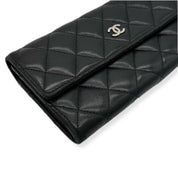 Chanel | Classic Flap Long Wallet | Lambskin | Silver Hardware