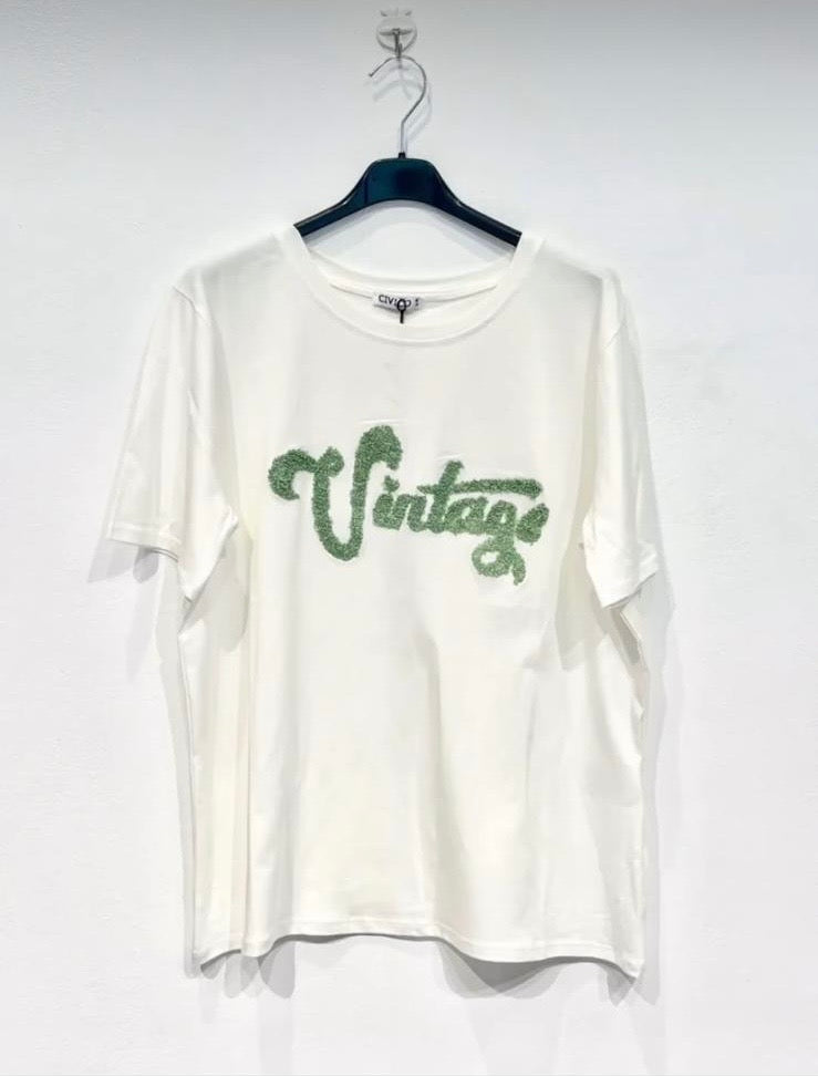 Vintage Tee Green - Linda
