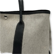 Hermes | Garden Party Handbag | Canvas | Silver Hardware