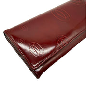 Cartier | Happy Birthday Long Wallet | Patent Leather | Silver Hardware