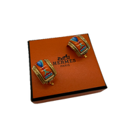 Hermes | Clip On Earrings | Gold Hardware