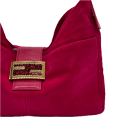 Fendi | Mamma Shoulder Bag | Suede | Gold Hardware