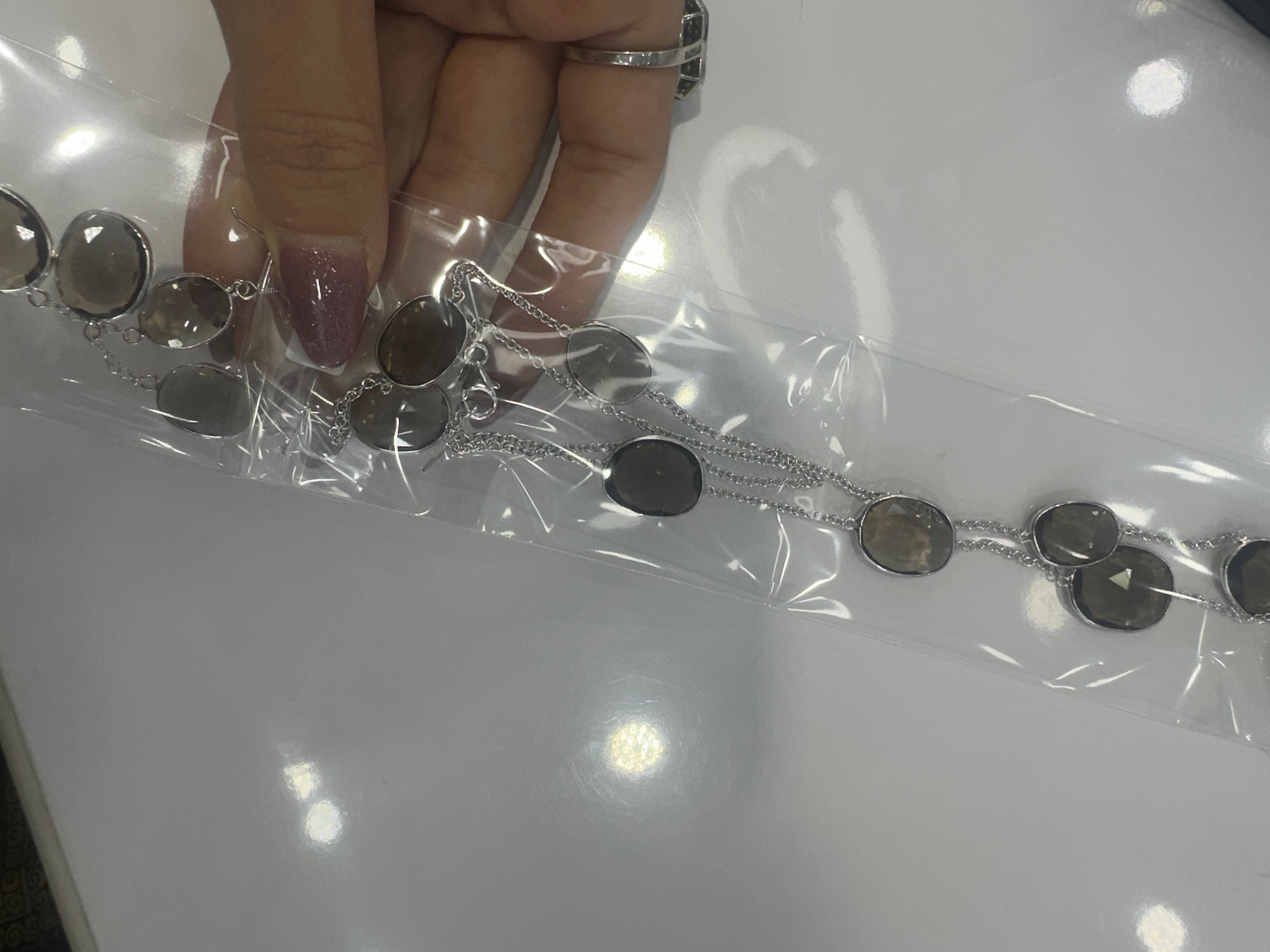 Ravens_are_beautiful smokey quartz chiclet set