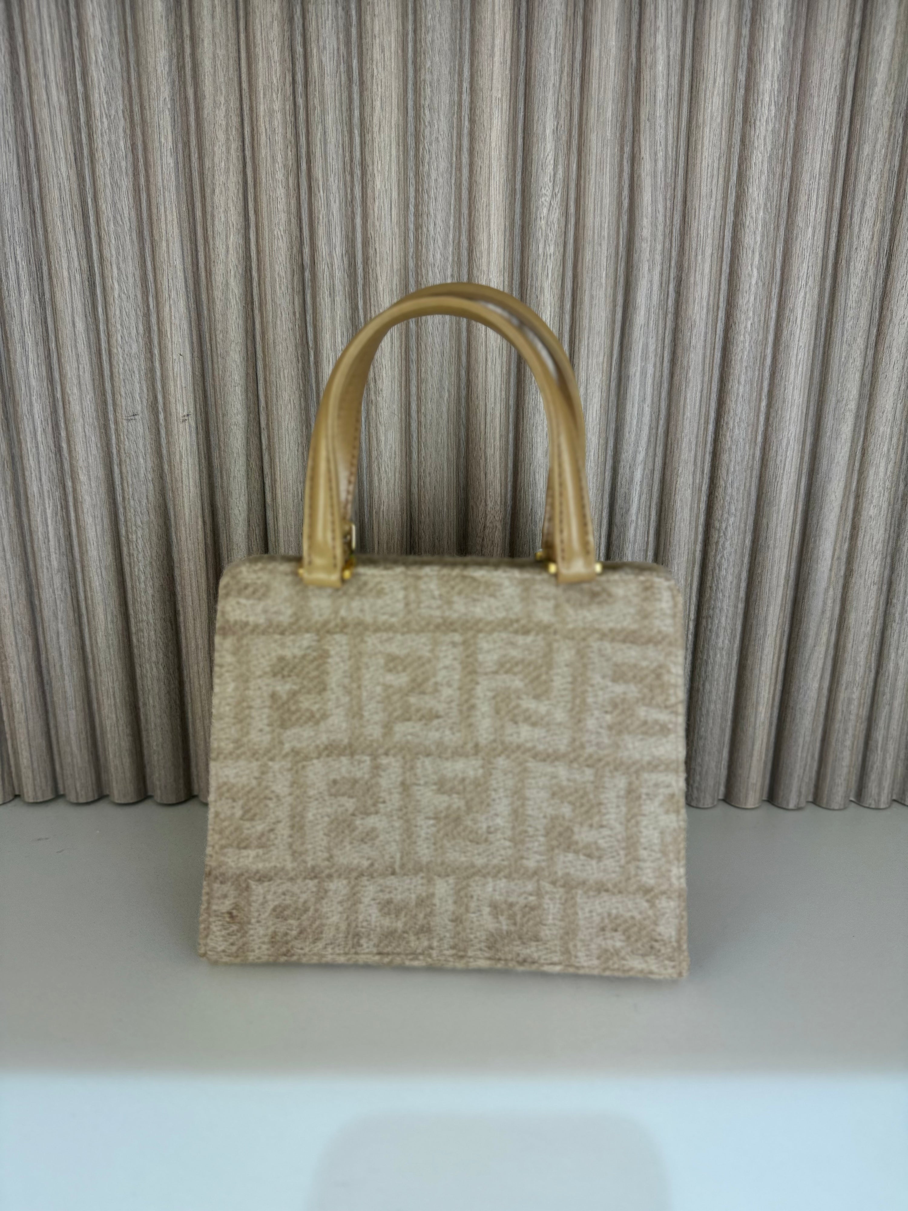 Fendi Wool Top Handle