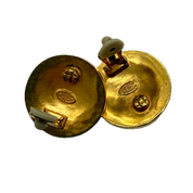 Chanel | CC Logo Clip-on Earrings | Gold Plated